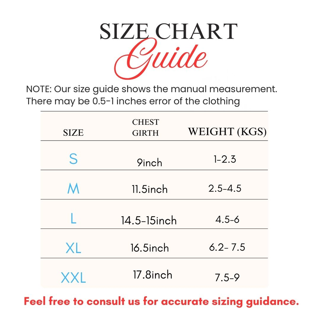 Black and White Modern Size Chart Instagram Post - 1.webp