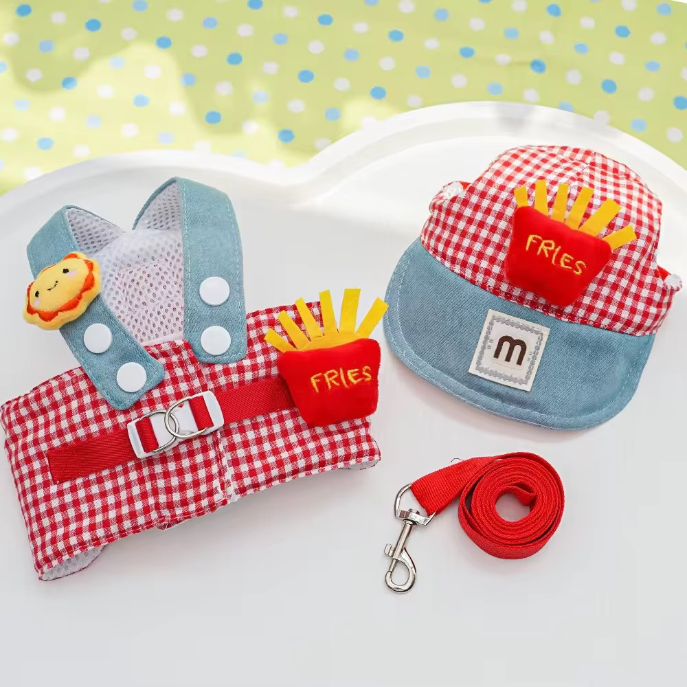 Harness set with hat 🍟 (S)
