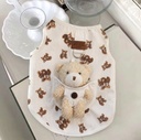 Printed vest with teddy bear🧸