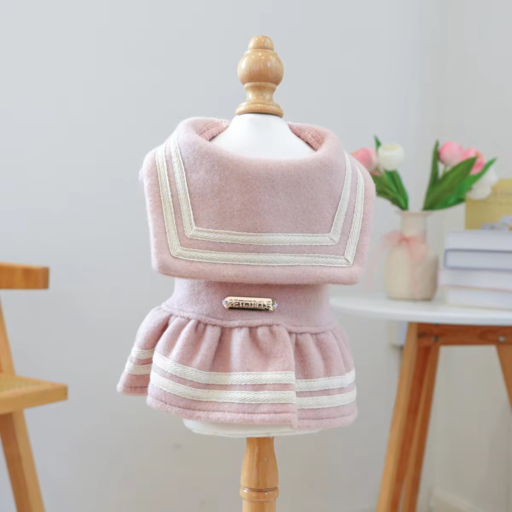 pink warm💗dress