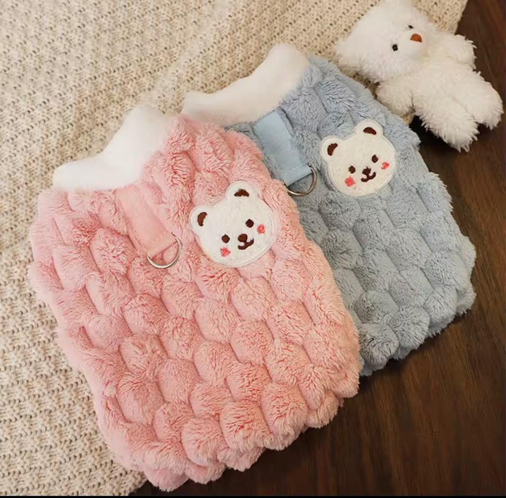 Cuddle Cub Sweater (S, Blue)