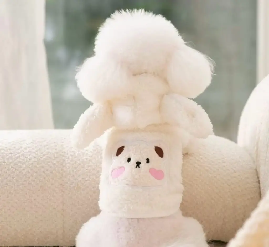 White Snowy Cardigan Sweater