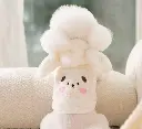 White Snowy Cardigan Sweater
